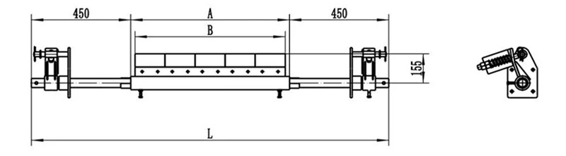 Ceramic belt cleaner drawing